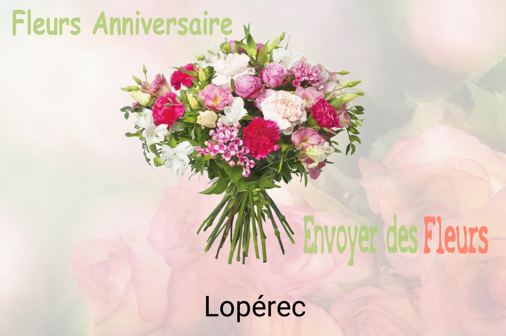 Bouquet de fleurs d’anniversaire livré à Lopérec